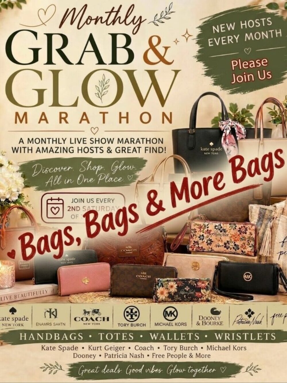 Bags! Live from @penneyspretties closet - 10/31 @ 11:00 AM Eastern
